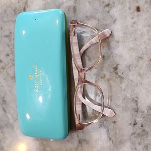 Kate Spade clear pink eyeglasses size 49